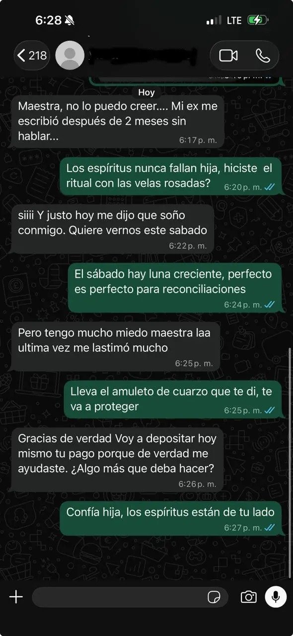 Testimonio de cliente - Maestra Samara